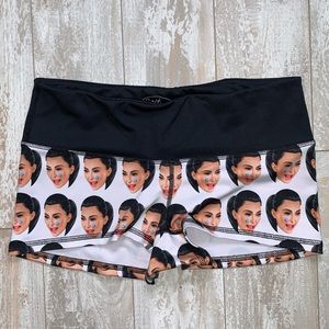 Kim Kardashian Cry Face booty shorts